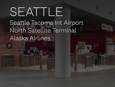 Costa Coffee Store at Seattle Airport