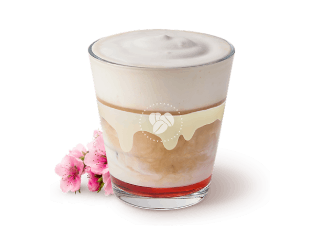 Cherry Bloosom Iced Latte