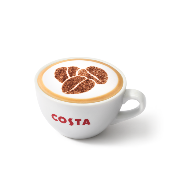 Cappuccino in a cup