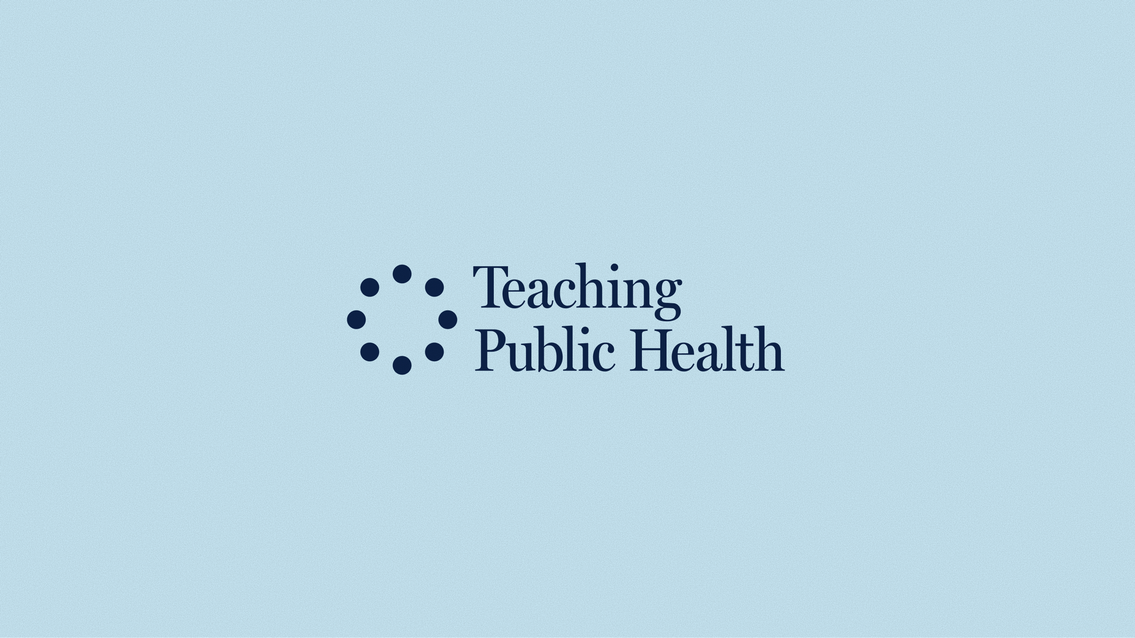 TPH logotype on a blue background
