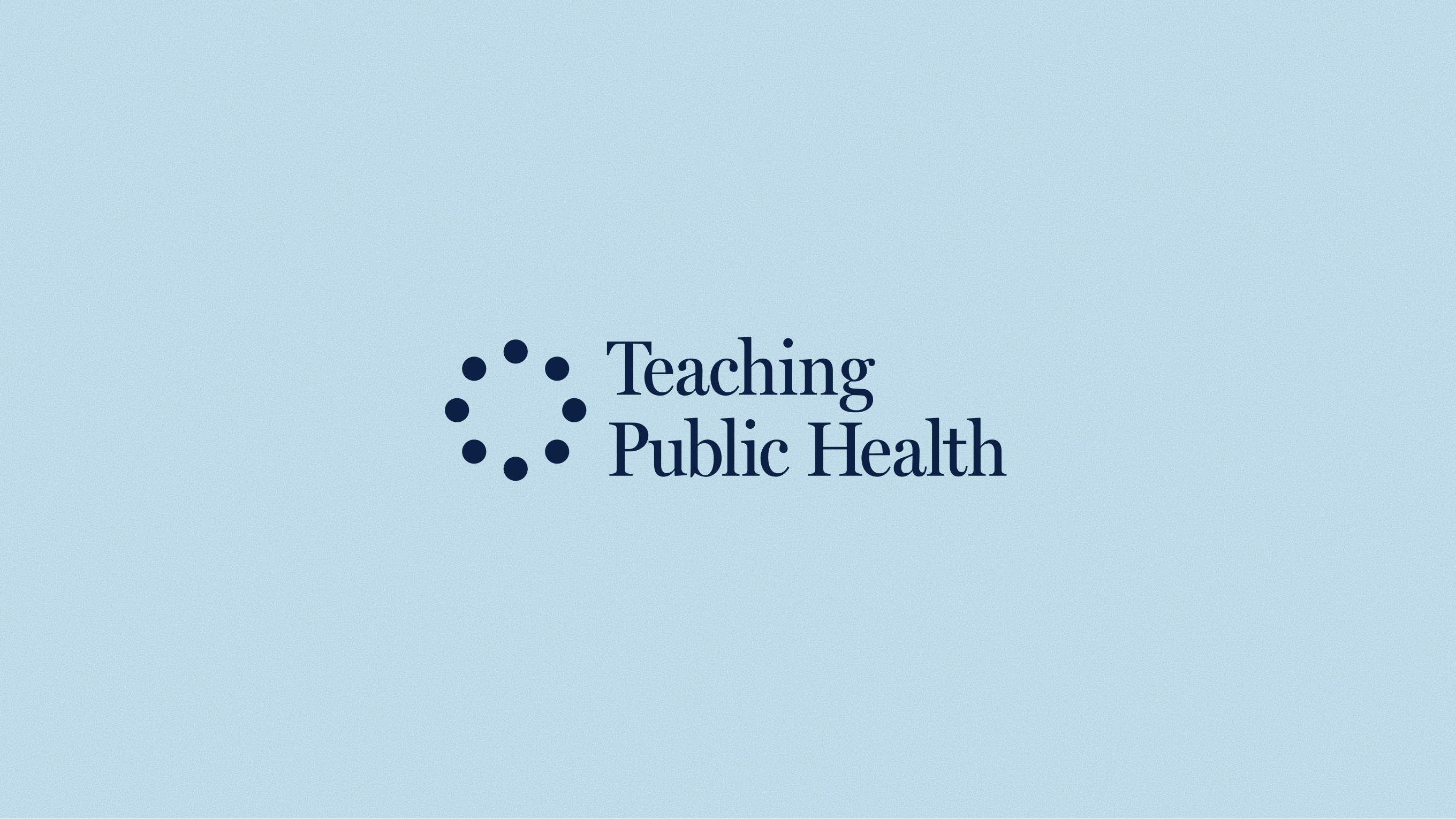 TPH logotype on a blue background