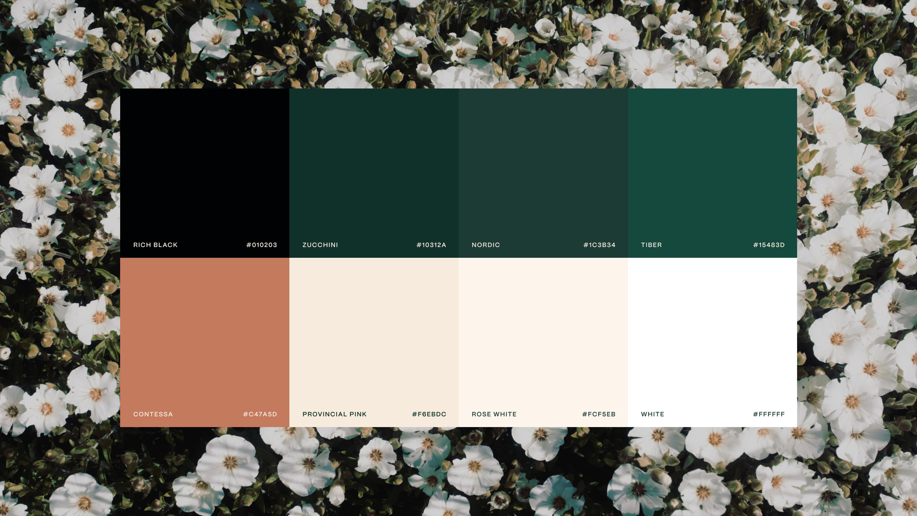 Lutanen brand color palette