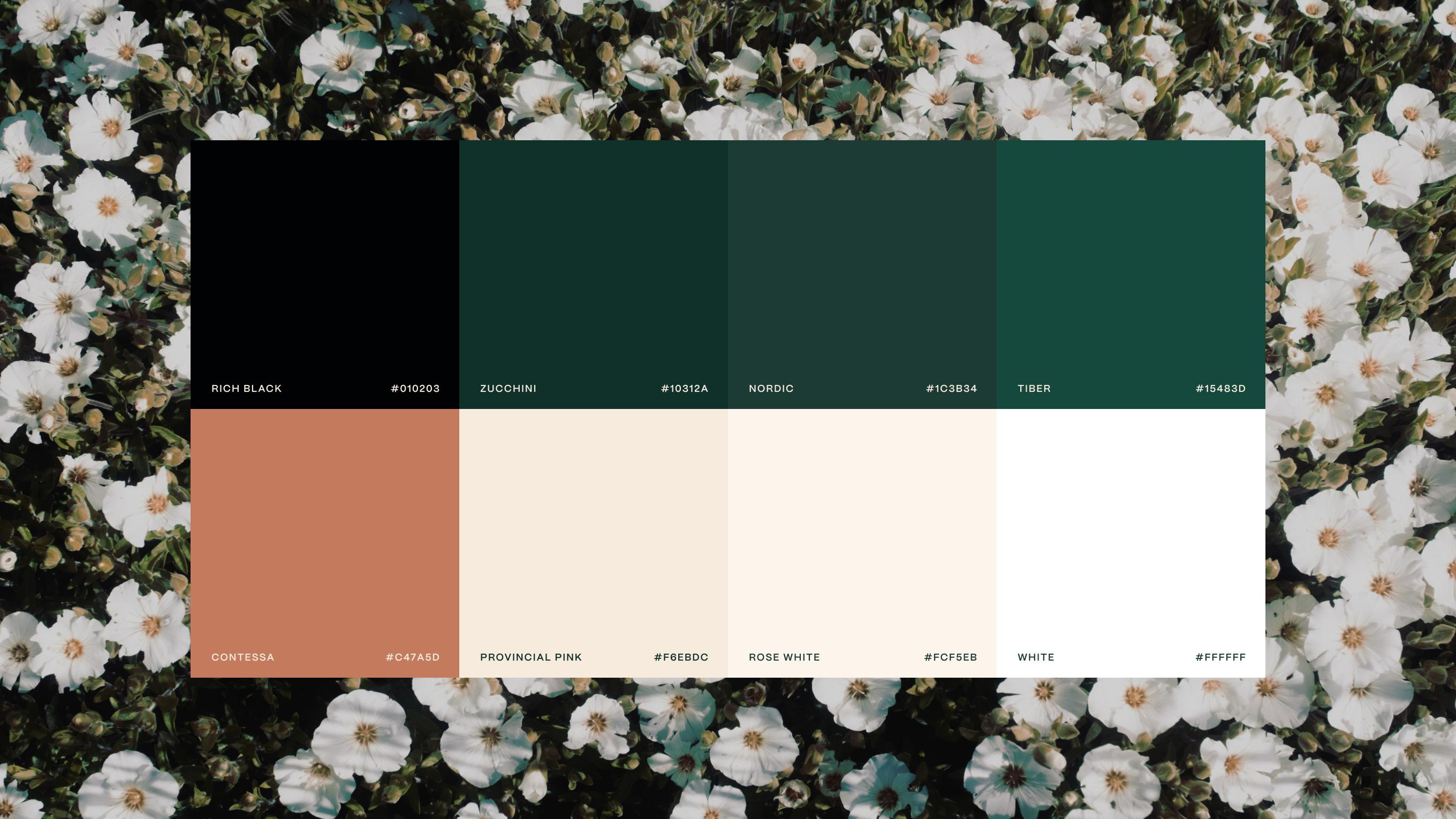 Lutanen brand color palette