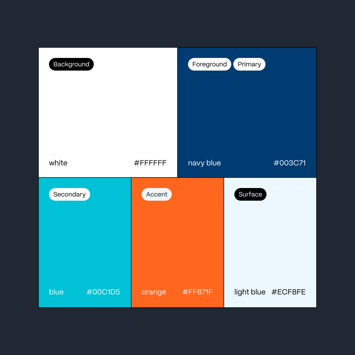 Color palette