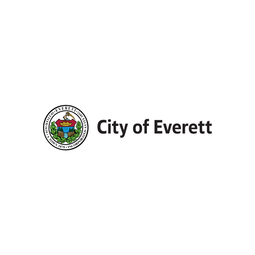 The City of Everett seal and wordmark