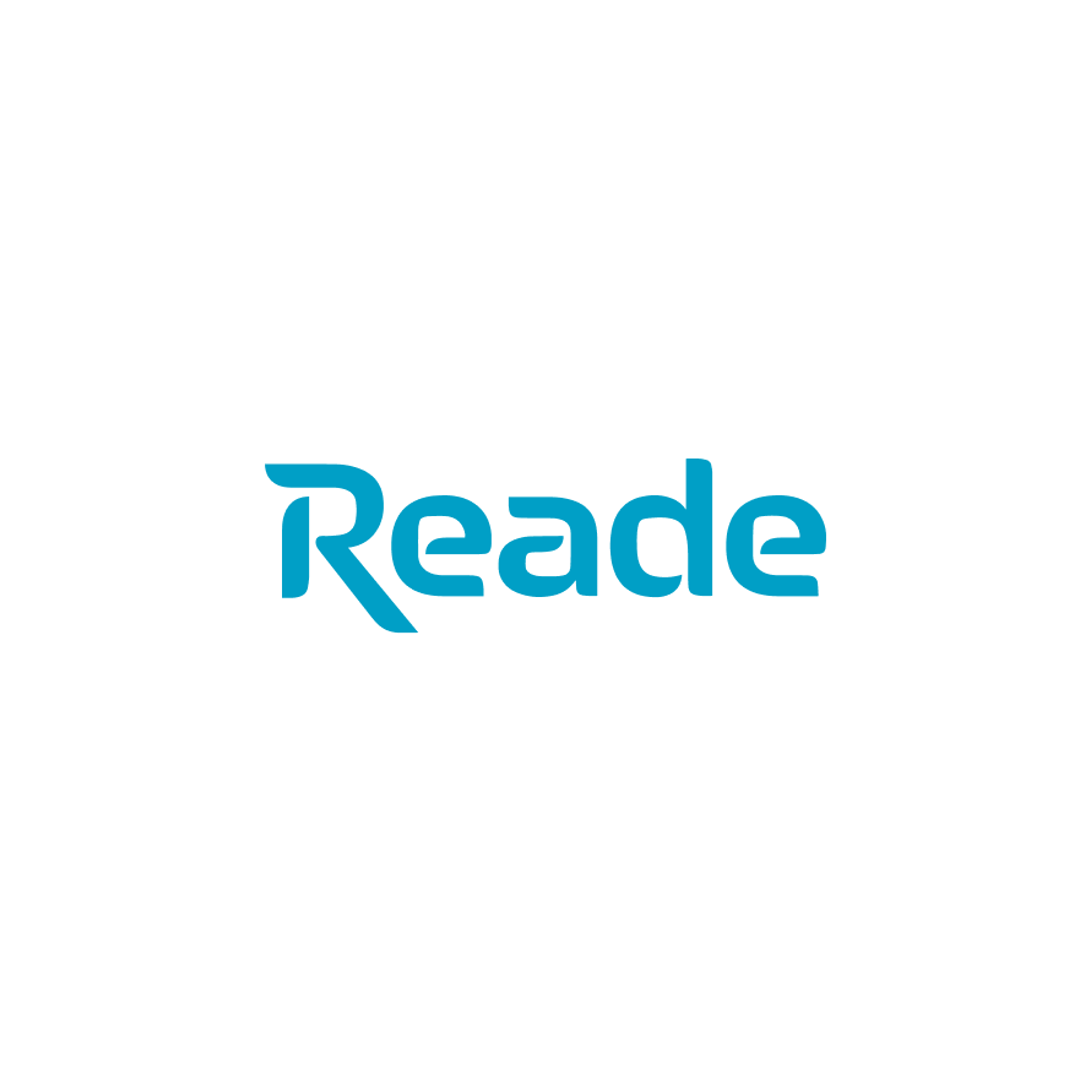 The Reade logo in blue