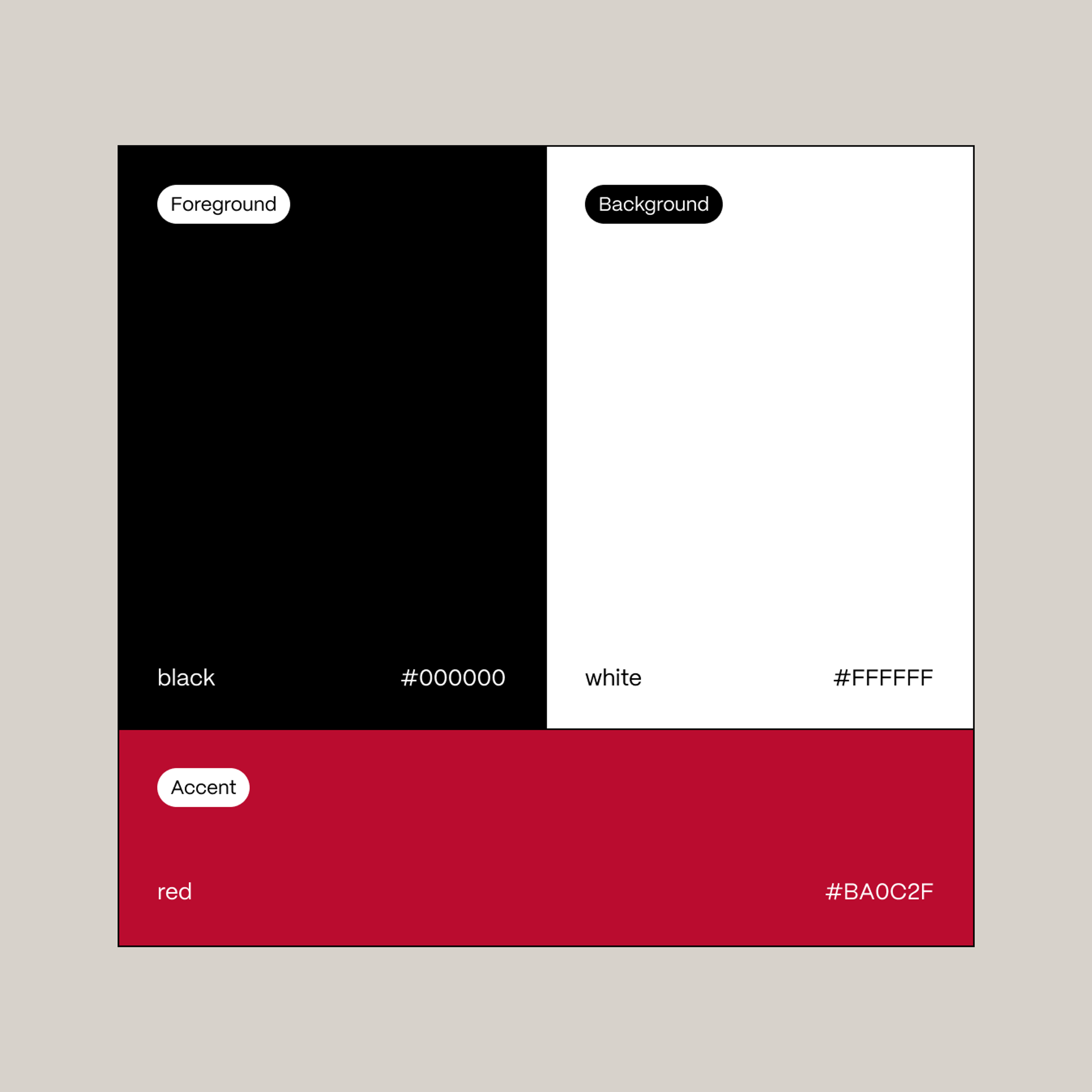 Color palette