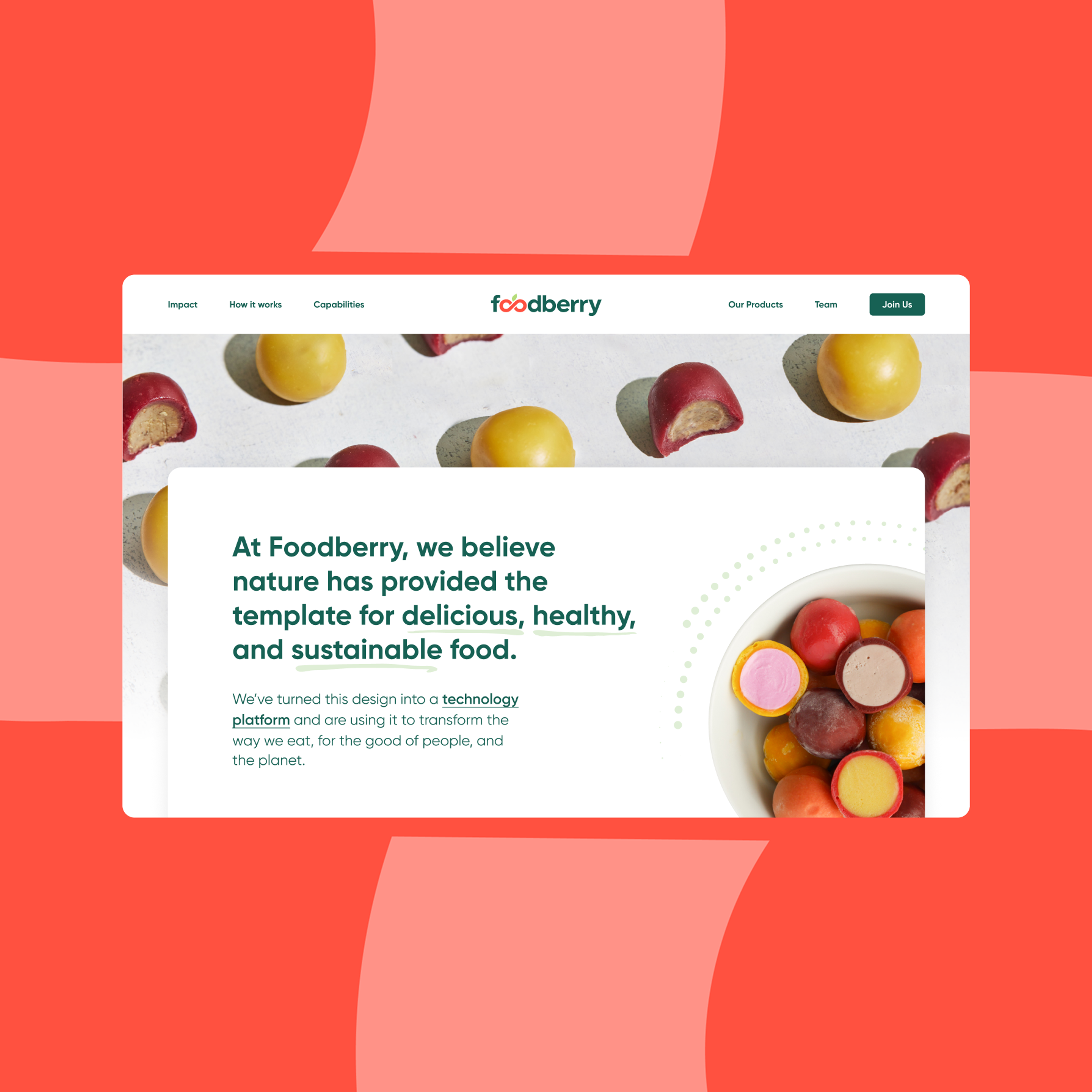 Foodberry home page