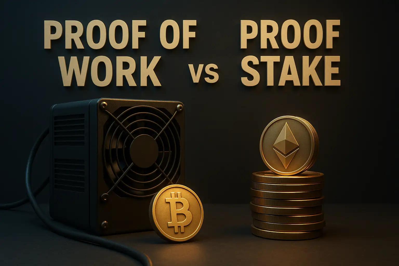 proof of stake and proof of work