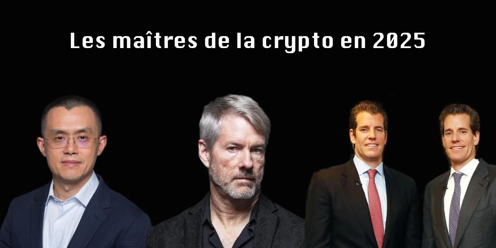 CZ , michael saylor , les frere Winklevoss 