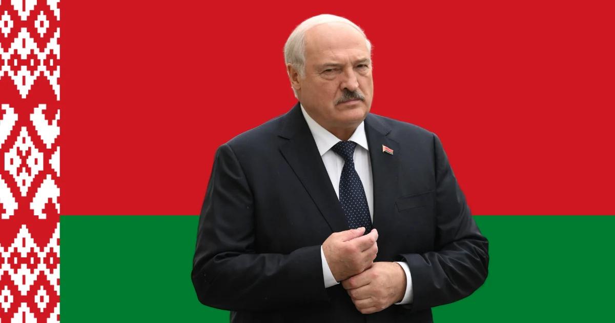 Le drapeau de la Biélorussie est le  président de la Biélorussie. 