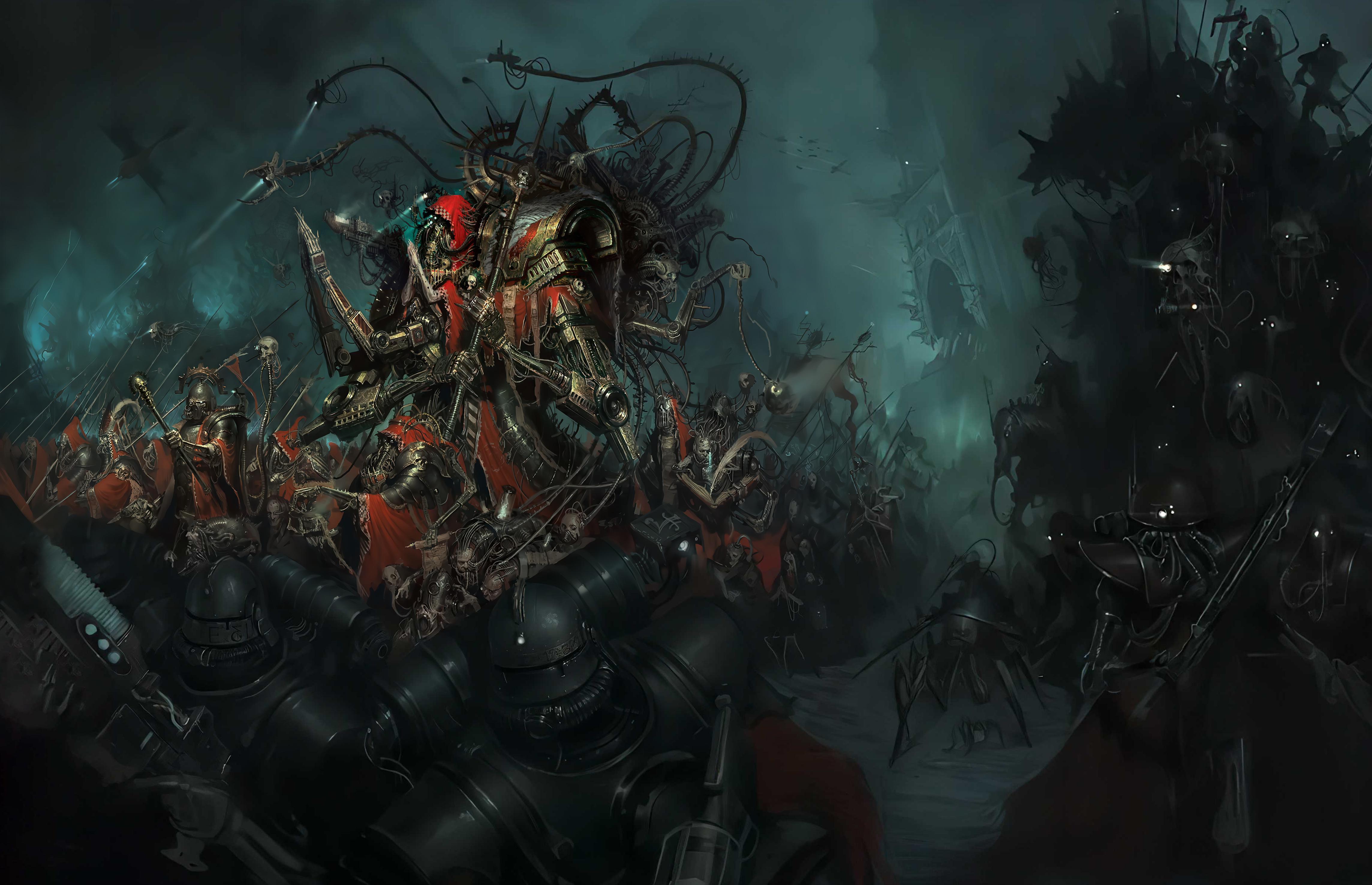 cover art for the Adeptus Mechanicus 9th edition rulebook 
