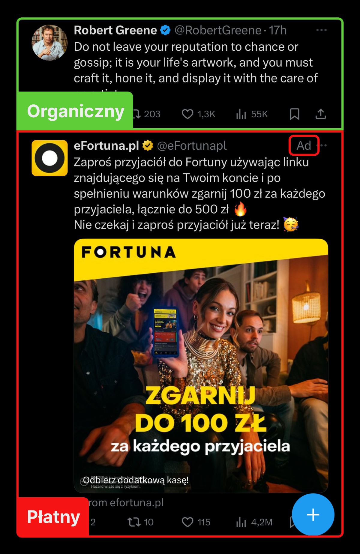 Zasięg organiczny vs platny