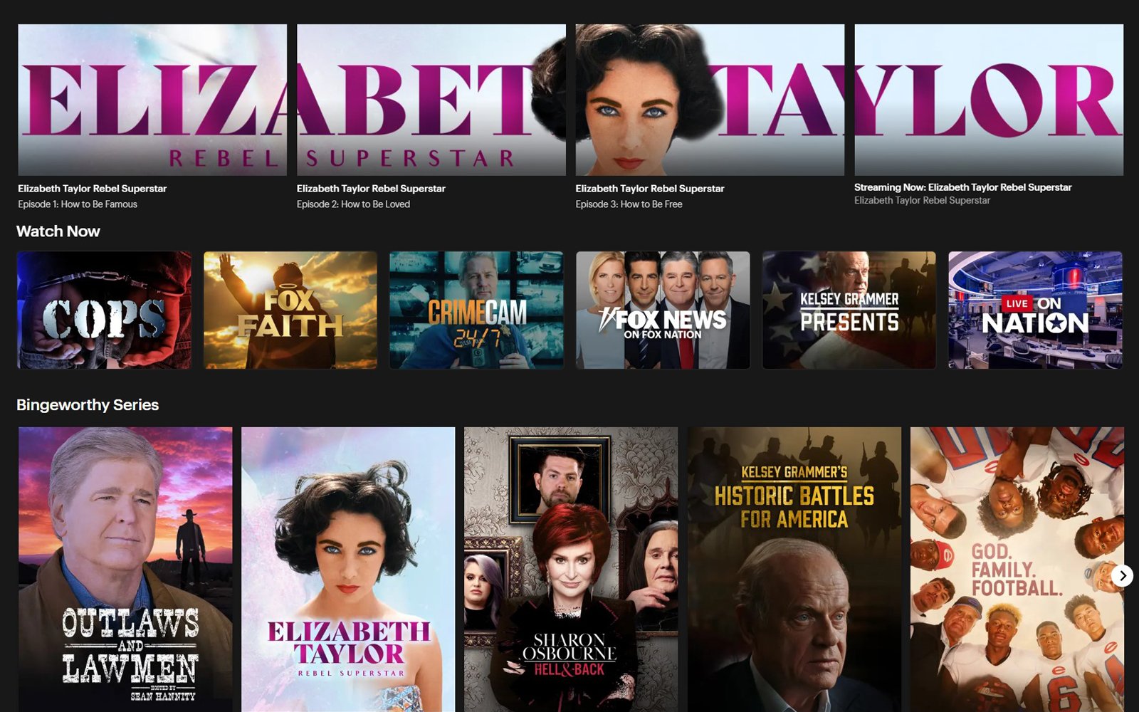 Destination Pages | Fox Nation