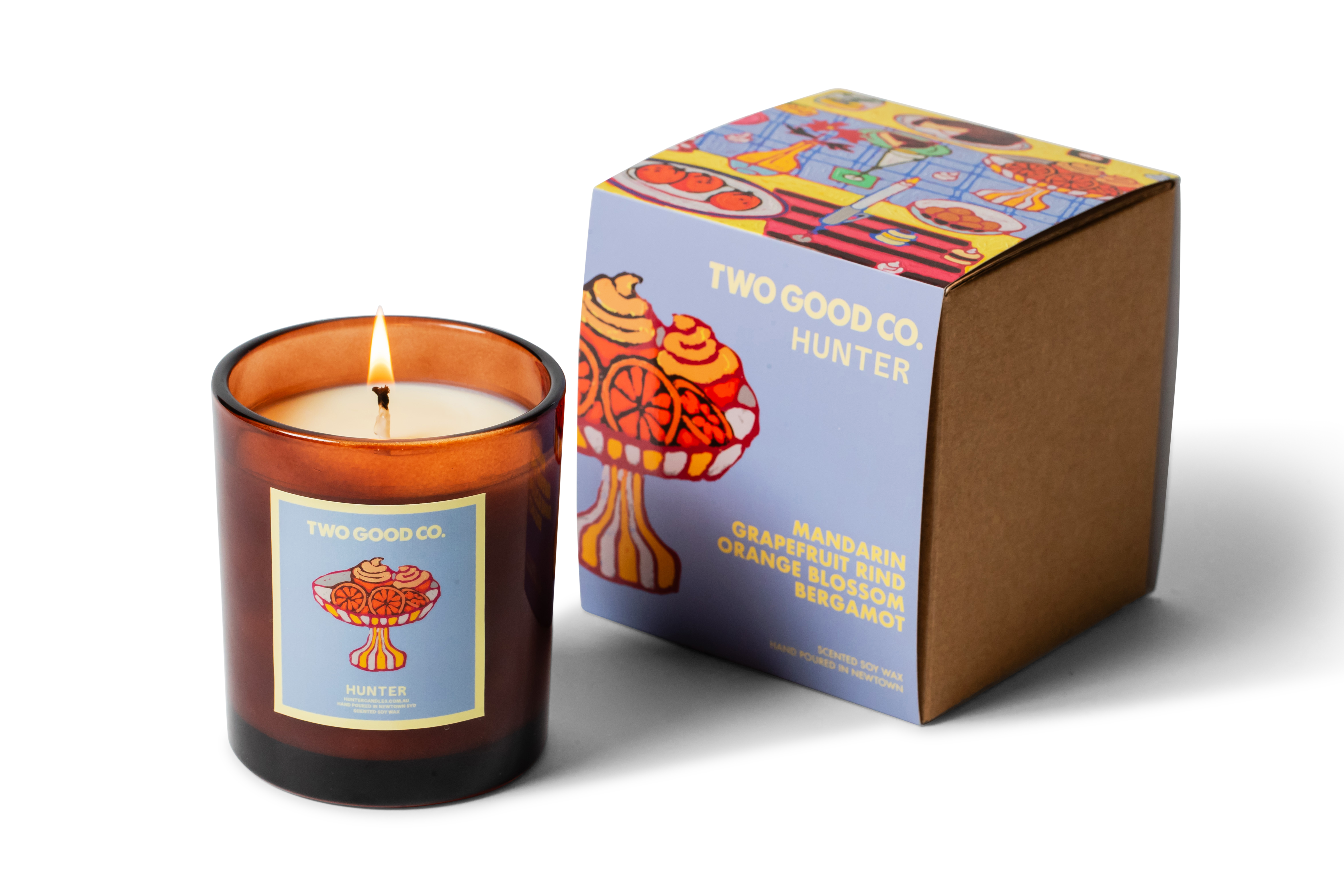 Hunter x Two Good Summer Citrus Blossom Candle | Two Good Co