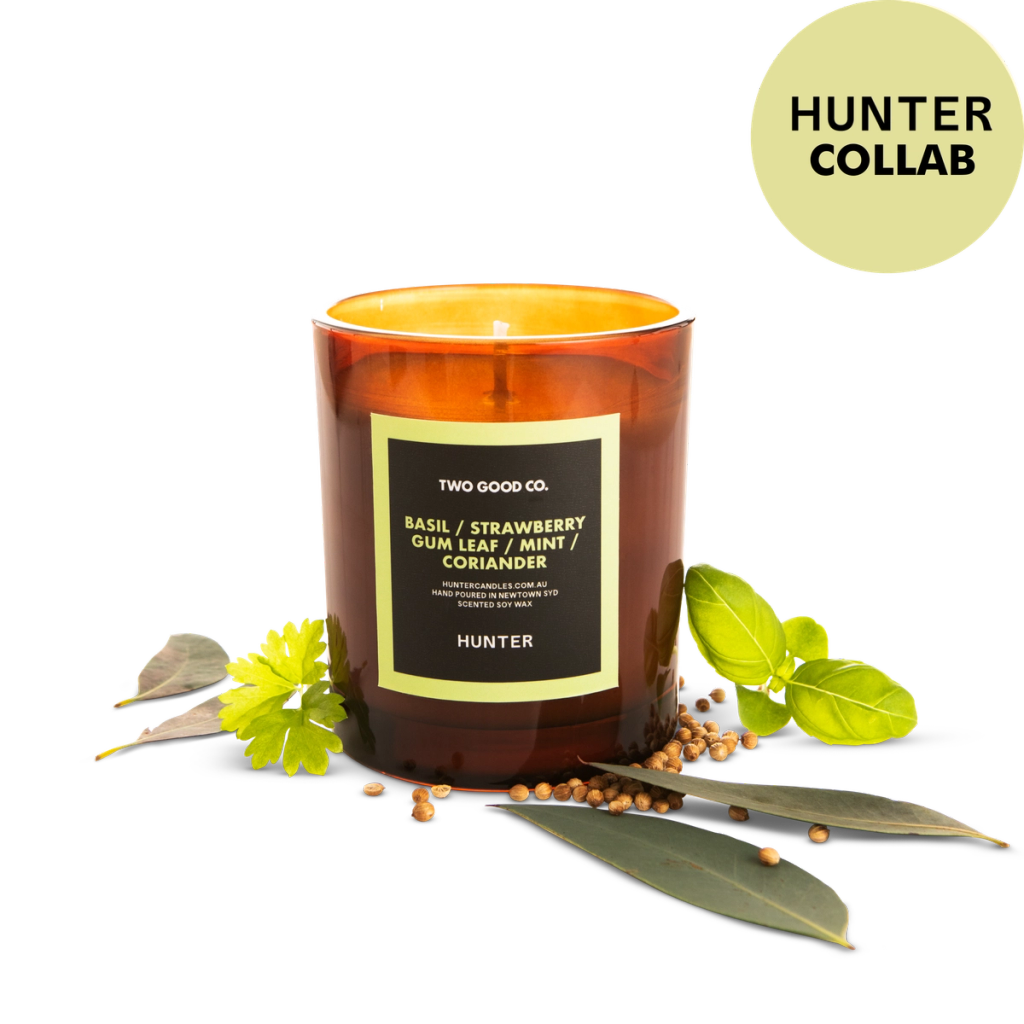 STRAWBERRY GUM LEAF, CORIANDER, BASIL + MINT CANDLE