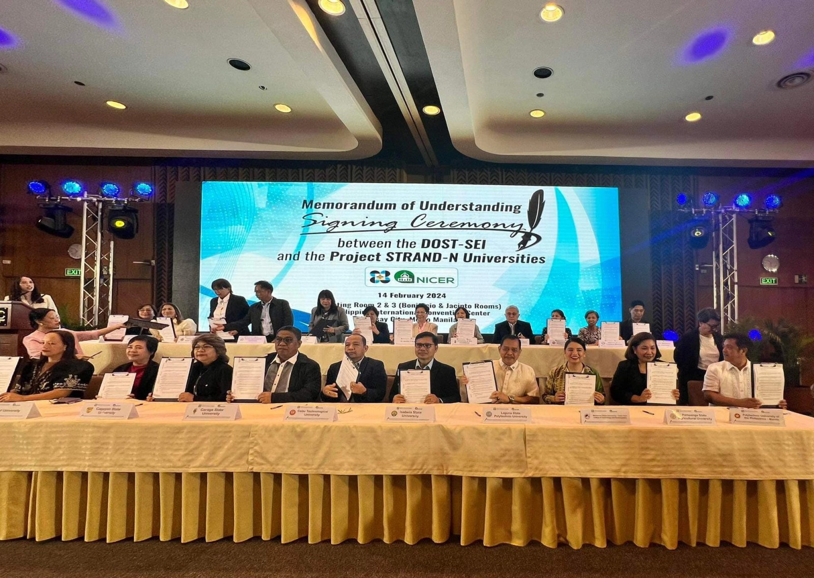 DOST-SEI, STRAND-N Universities Sign MOU to Advance Scientific Initiatives