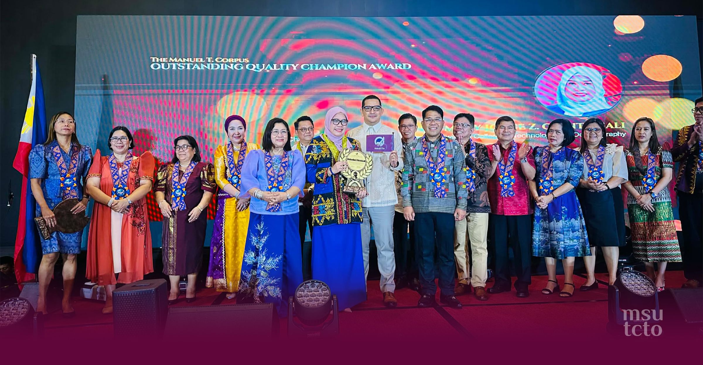 MSU TCTO Chancellor Recognized as the 1st Recipient in the Bangsamoro of AACCUP’s Highest Distinction