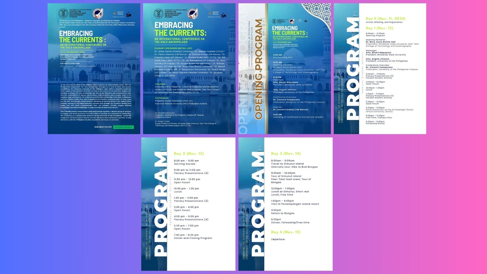 LOOK | UP-CIDS and MSU Tawi-Tawi mounts international conference on the Sulu Archipelago 