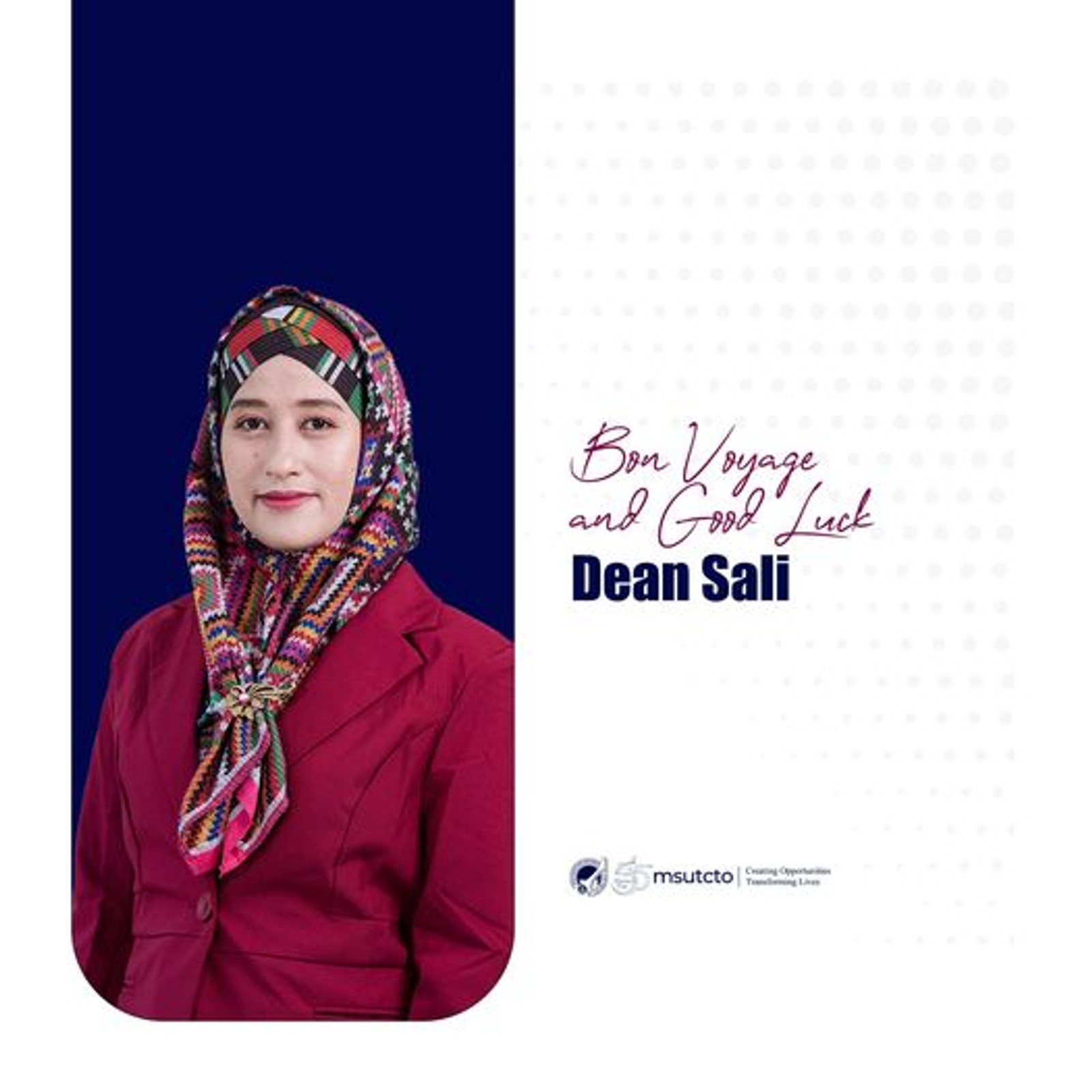 Assoc. Prof.Sali Steps Down as Dean