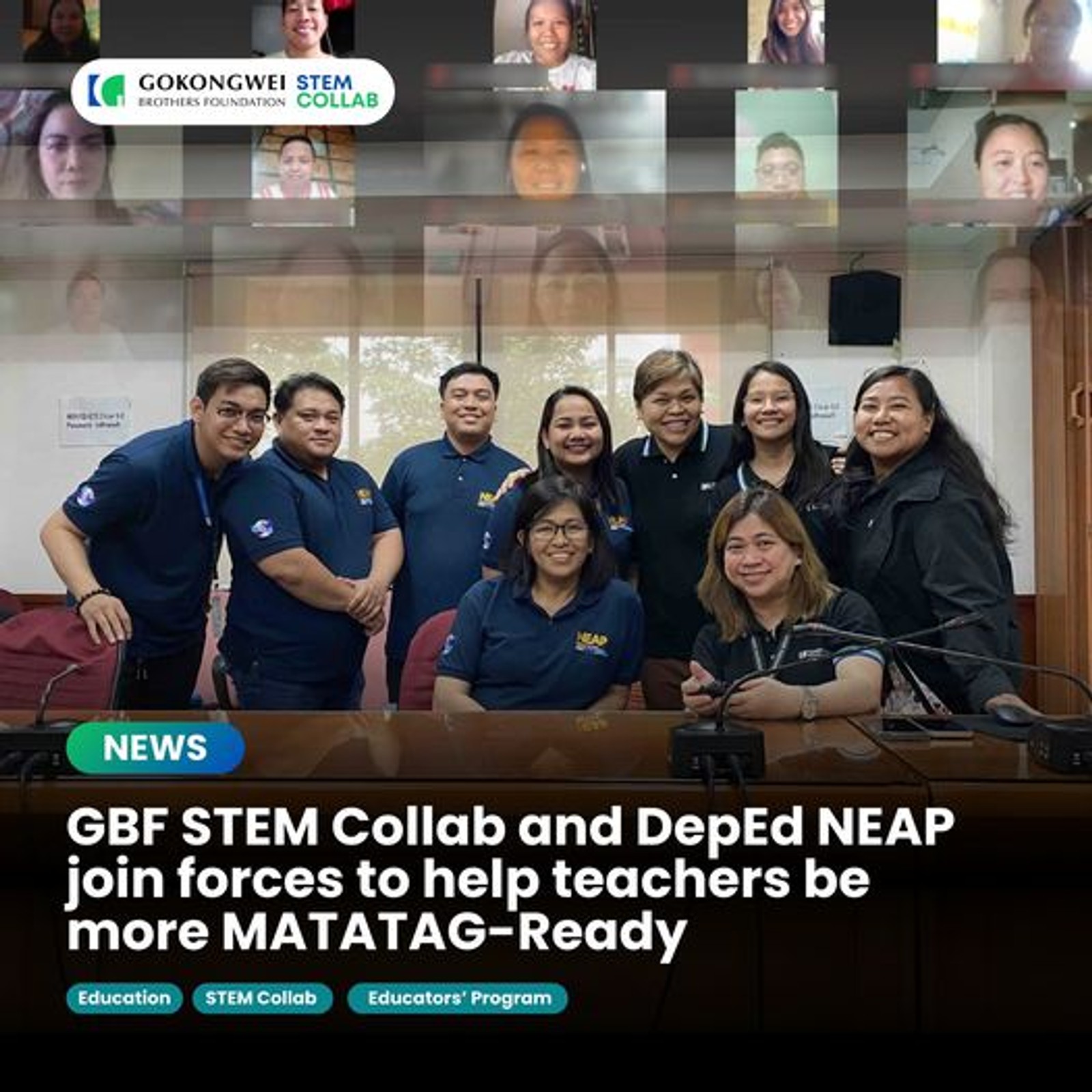 GBF STEM Collab in partnership with DepEd NEAP