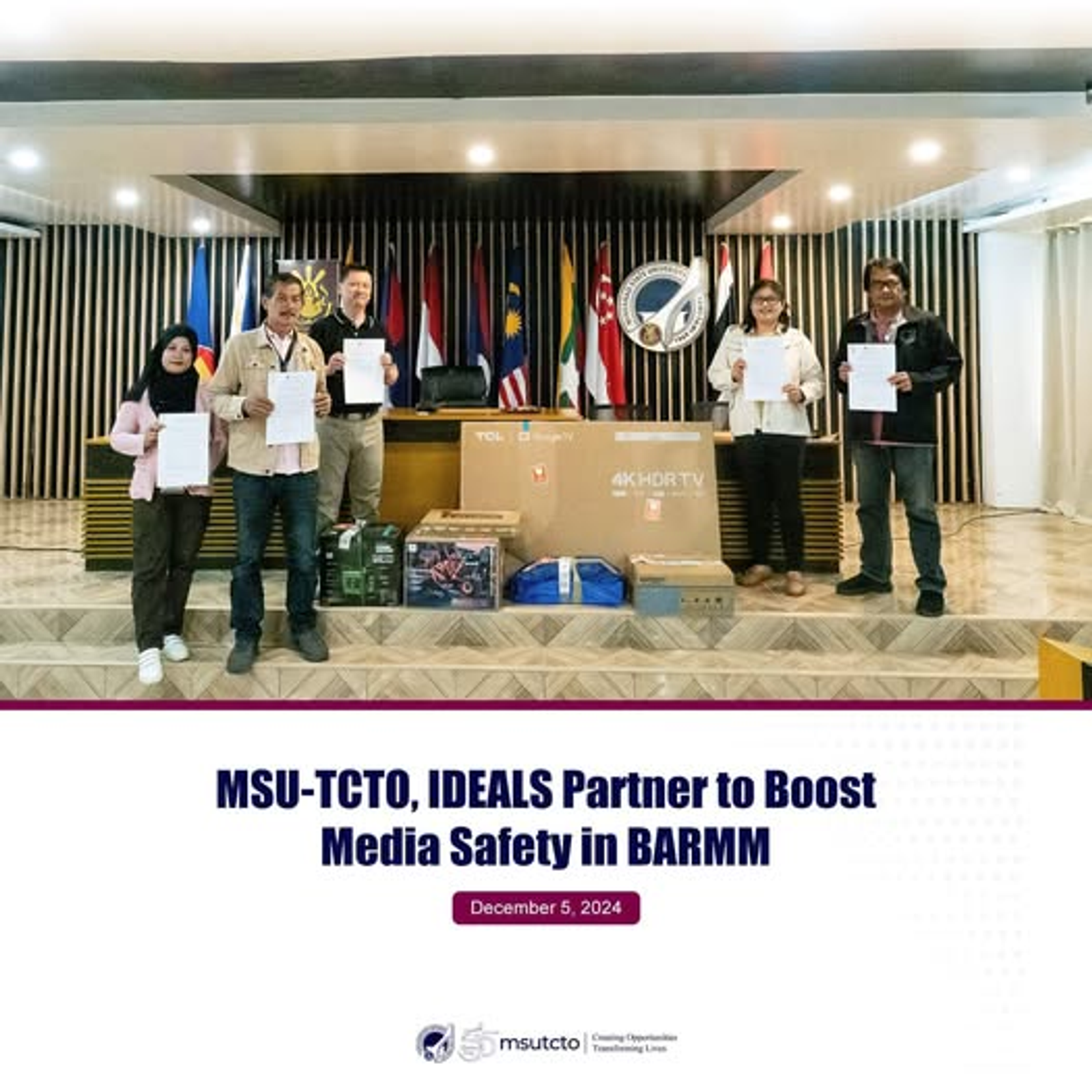 MSU-TCTO, IDEALS Partner to Boost Media Safety in BARMM