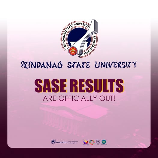 The SASE results have just been released!
