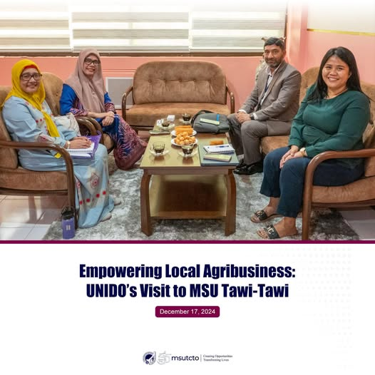 Empowering Local Agribusiness: UNIDO’s Visit to MSU Tawi-Tawi 