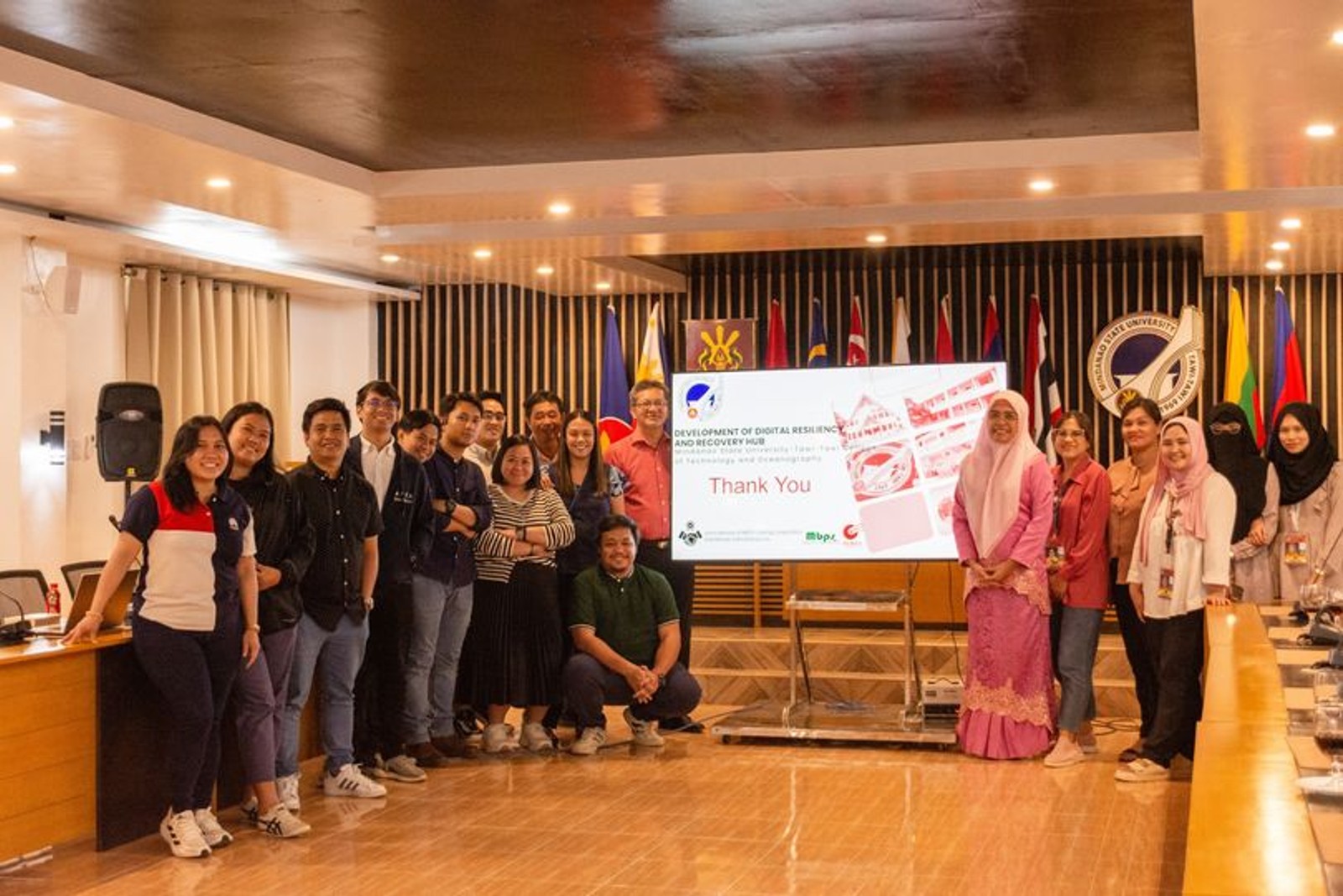 A composite team from the joint venture of MBPS Cabling Corp. and Remax Corp. presented the project plans and phases for the MSU-TCTO project "Development of Digital Resiliency and Recovery Hub