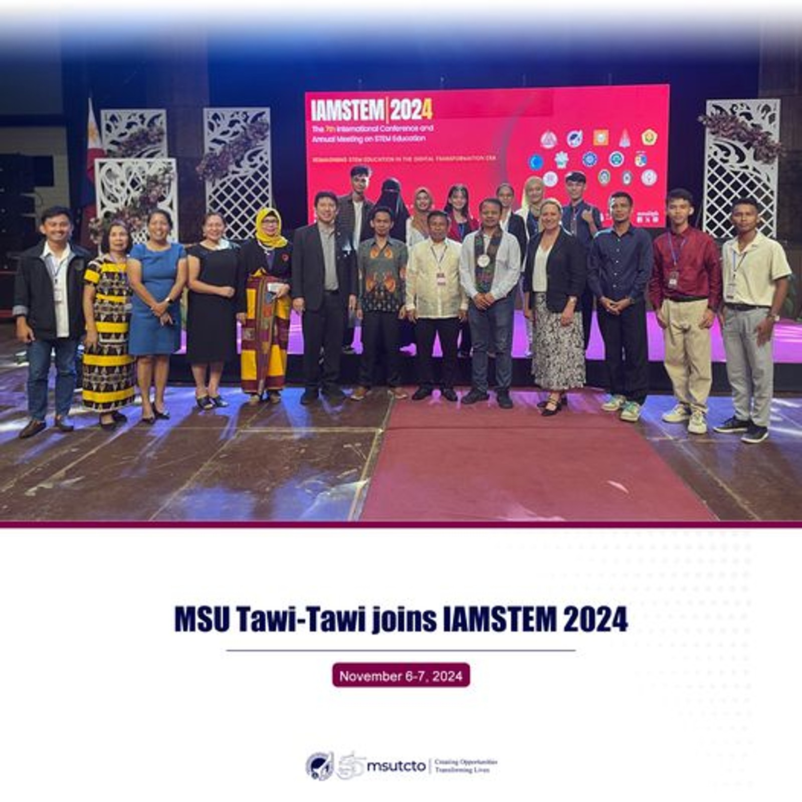 MSU Tawi-Tawi Joins IAMSTEM 2024