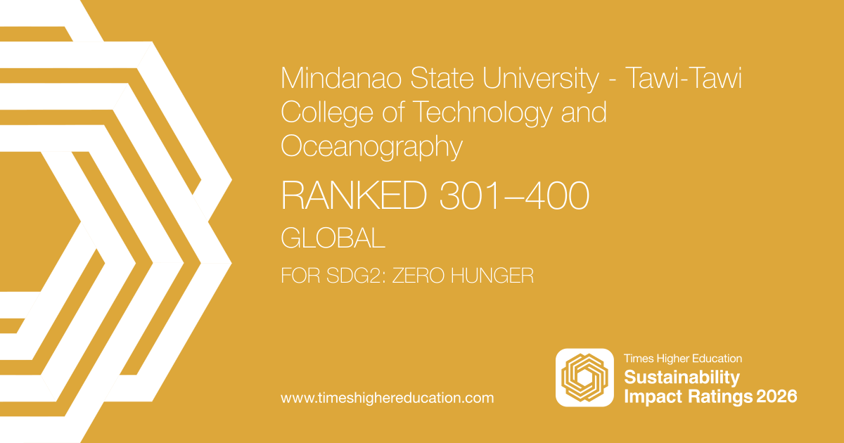 MSU TCTO Strengthens Global Sustainability Standing with Strong Performance Across Multiple SDGs in THE Sustainability Impact Ratings 2026