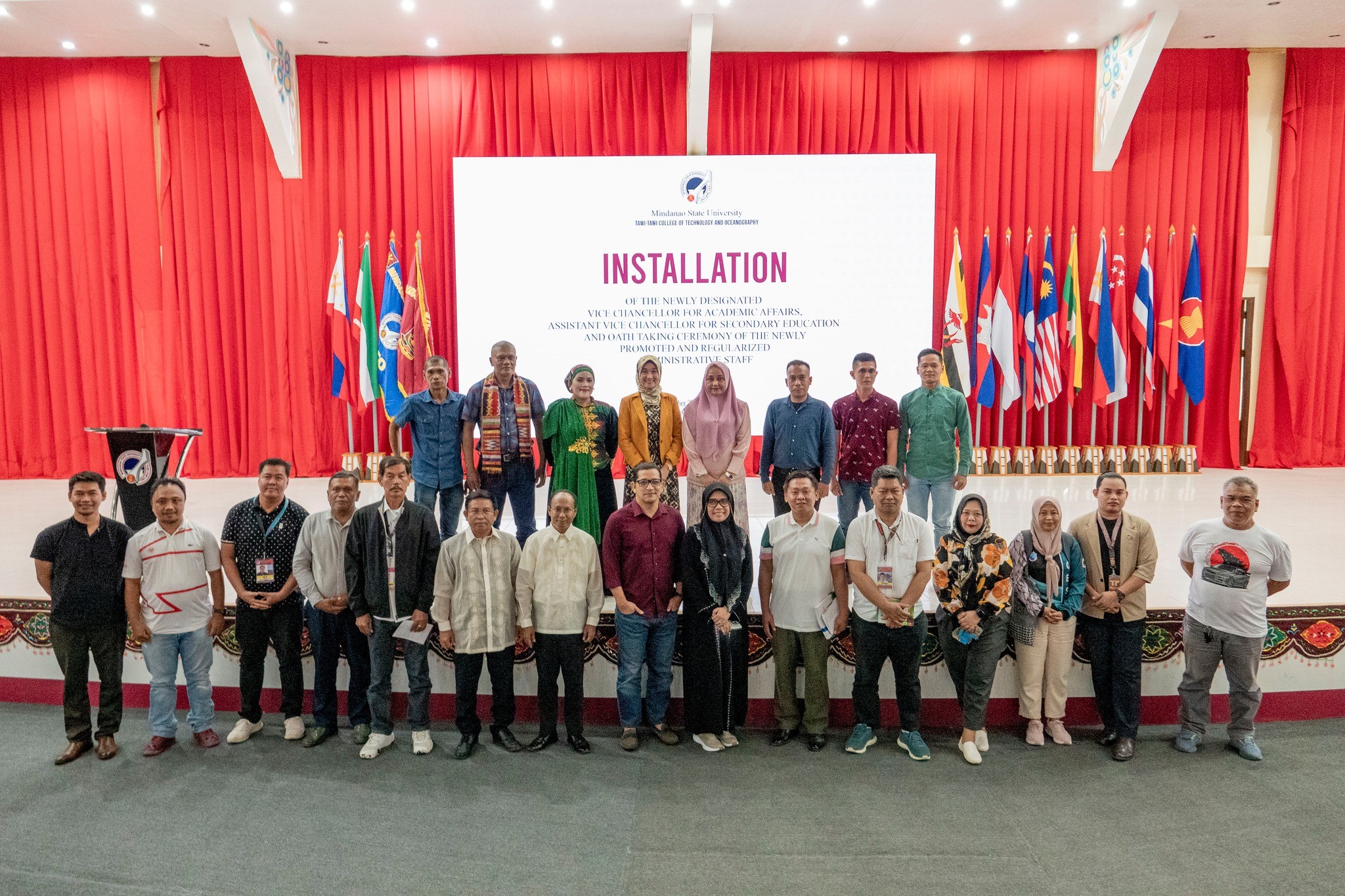 TCTO Installs New VCAA, AVC Secondary Education, Honors Promoted Staff.