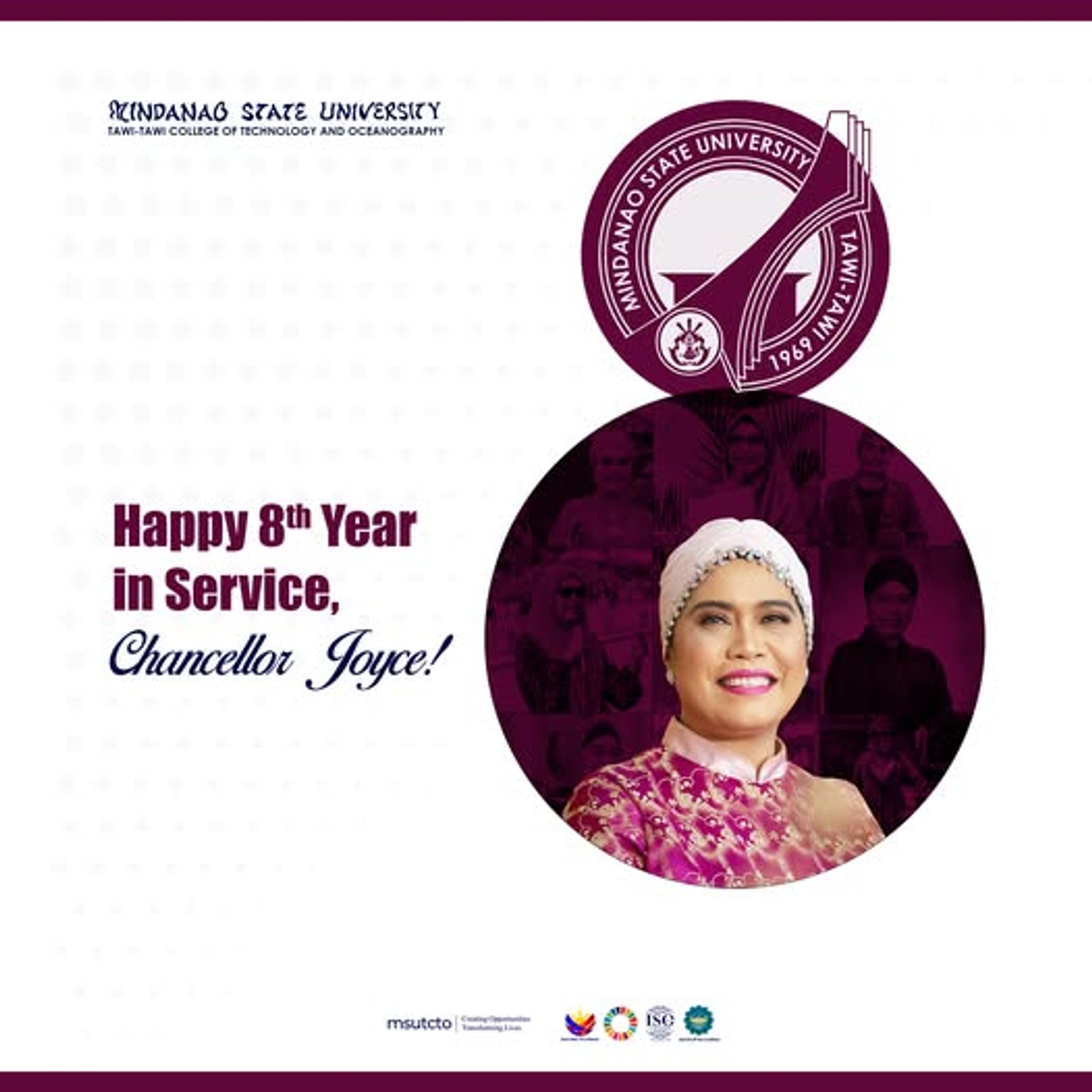 Happy 8th Year in Service, Chancellor Joyce!