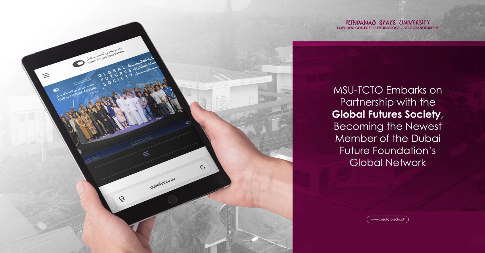 MSU-TCTO Embarks on Partnership with the Global Futures Society, Becoming the Newest Member of the Dubai Future Foundation’s Global Network