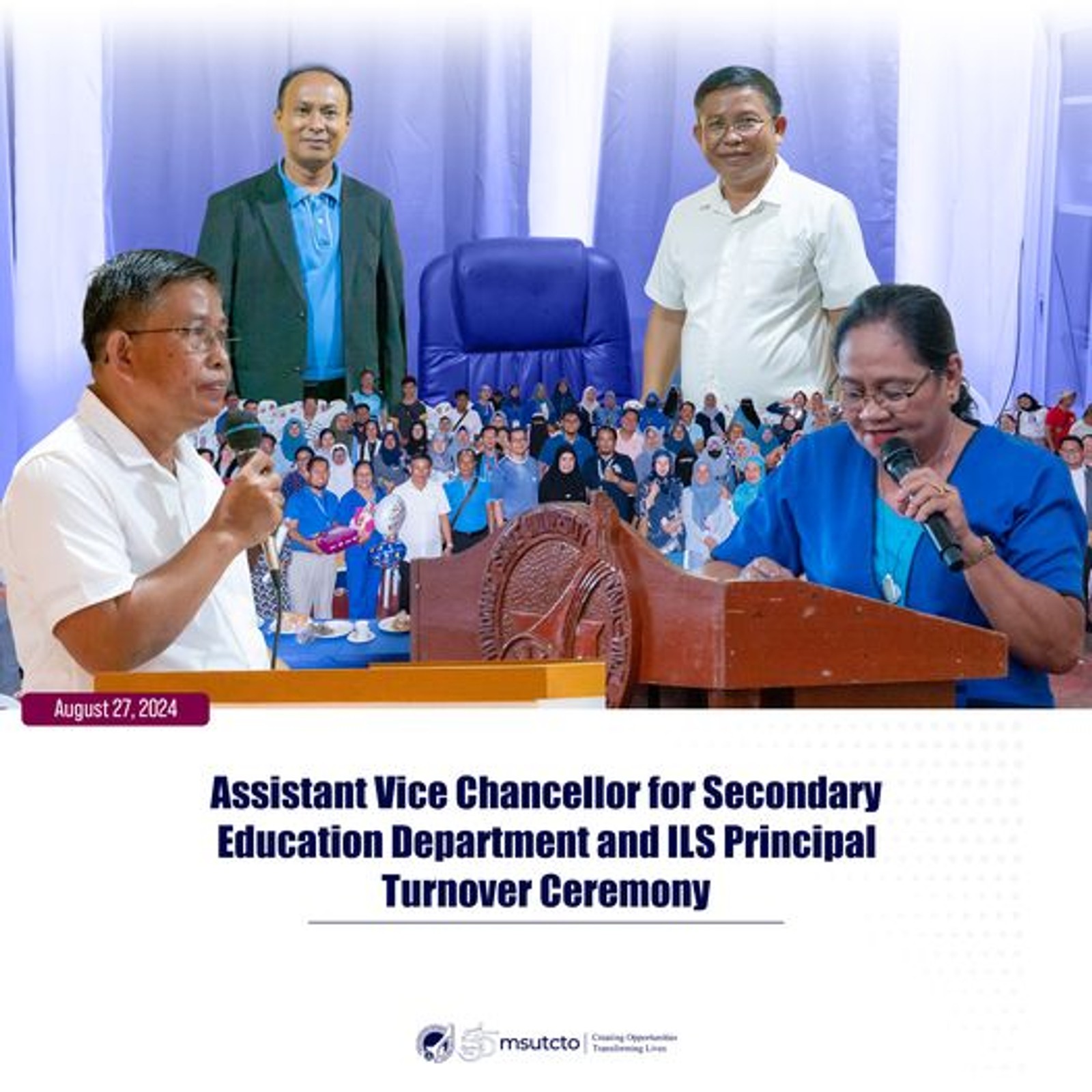 AVC Secondary Education Department and ILS Principal Turnover Ceremony 