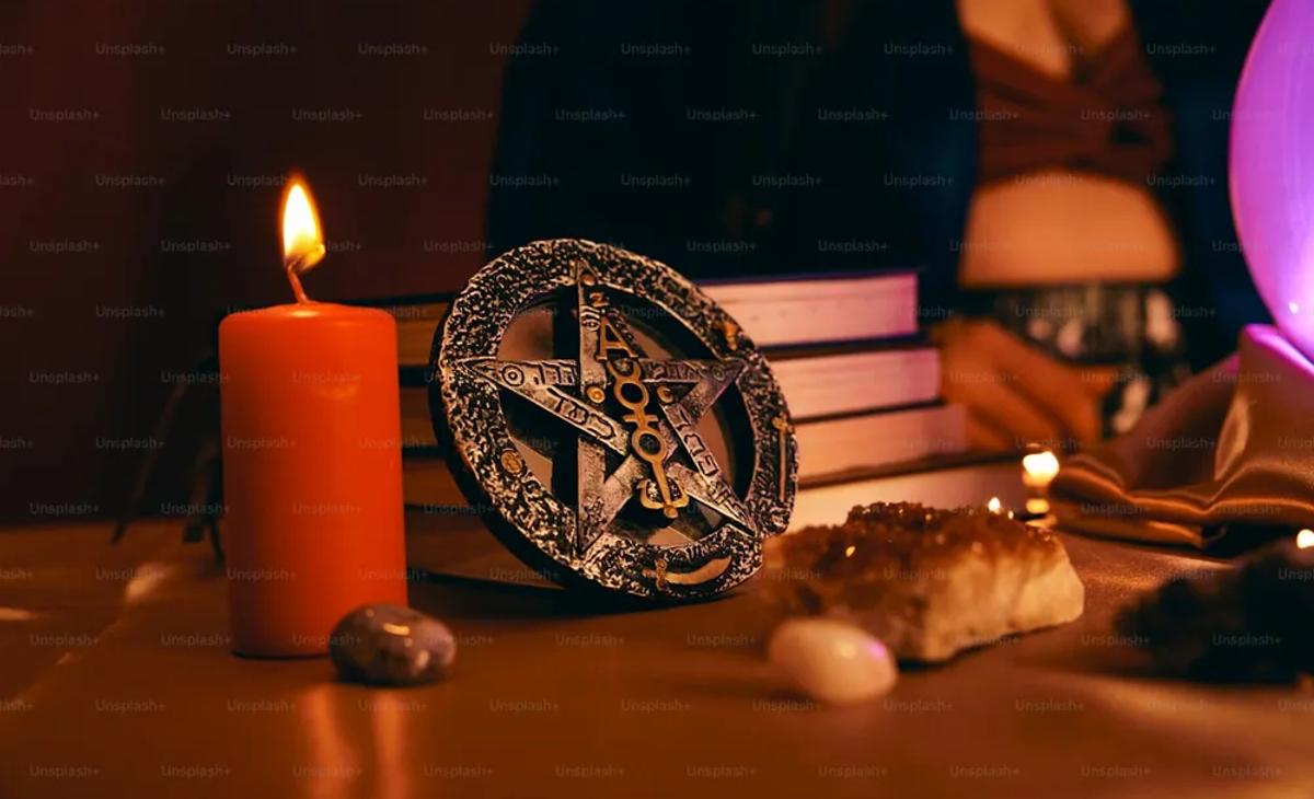 A burning candle symbolizing prophetic hope