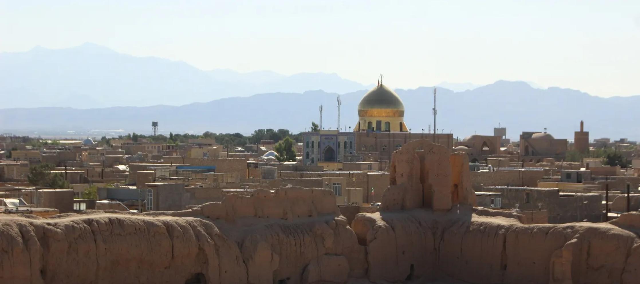 A golden-domed city in the Holy Land