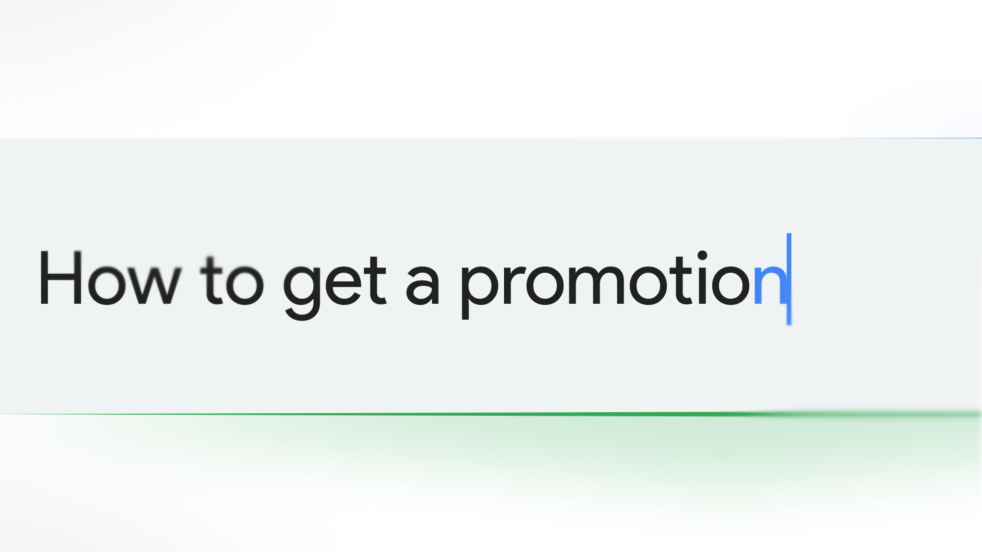 Typing a question into a search bar.