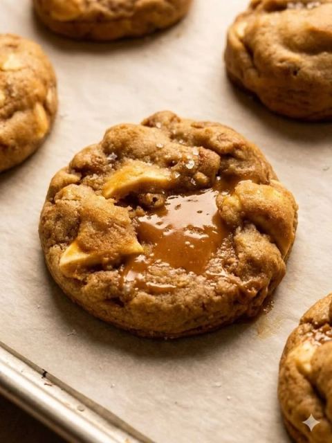 Cookie caramelo salgado