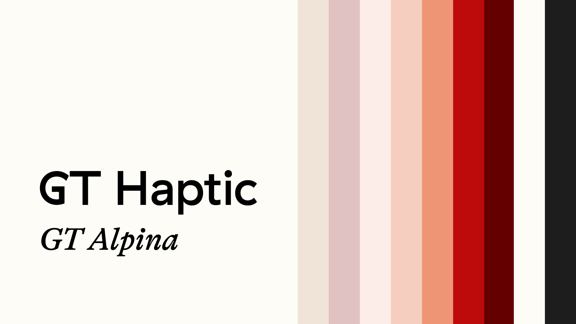 a gt haptic gt alpina logo with a striped background