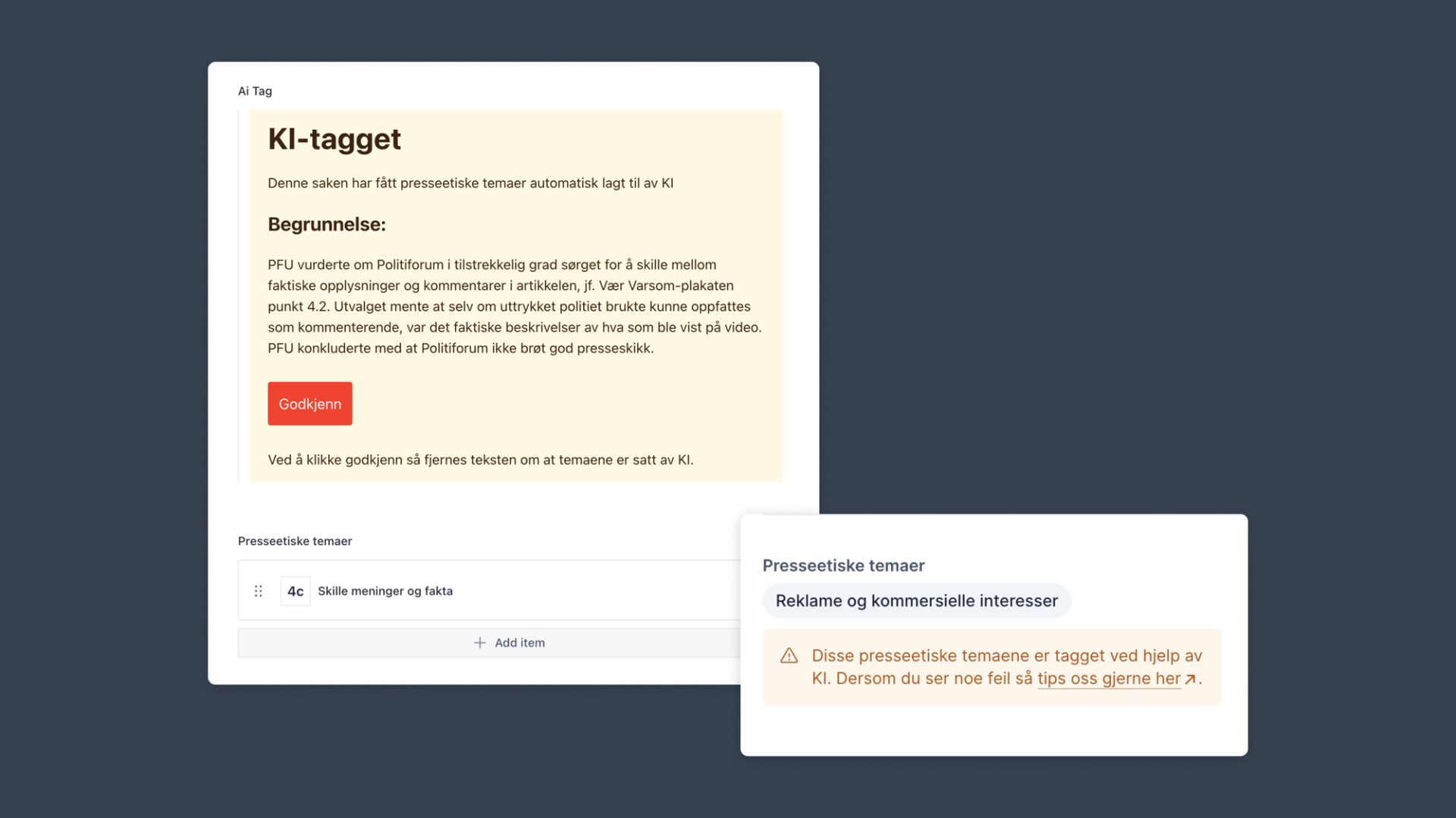 a screenshot of a page that says ki-tagged