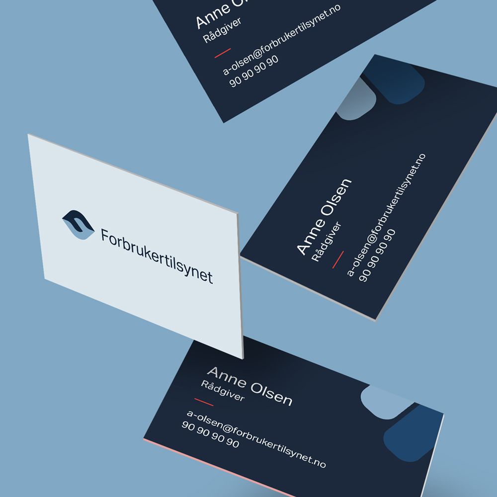 Visittkort til forbrukertilsynet.