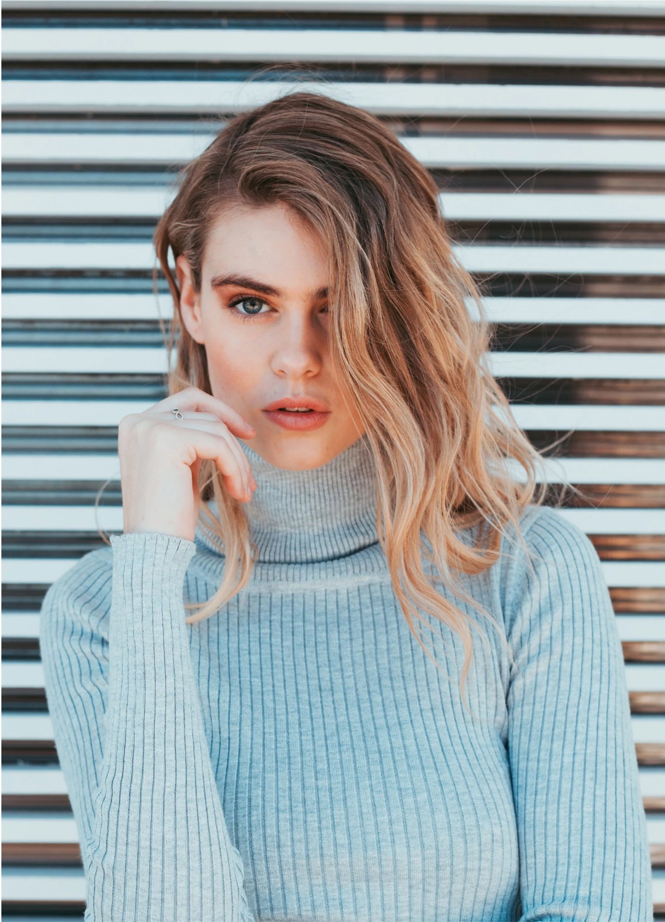 Portrett av ung dame. Foto