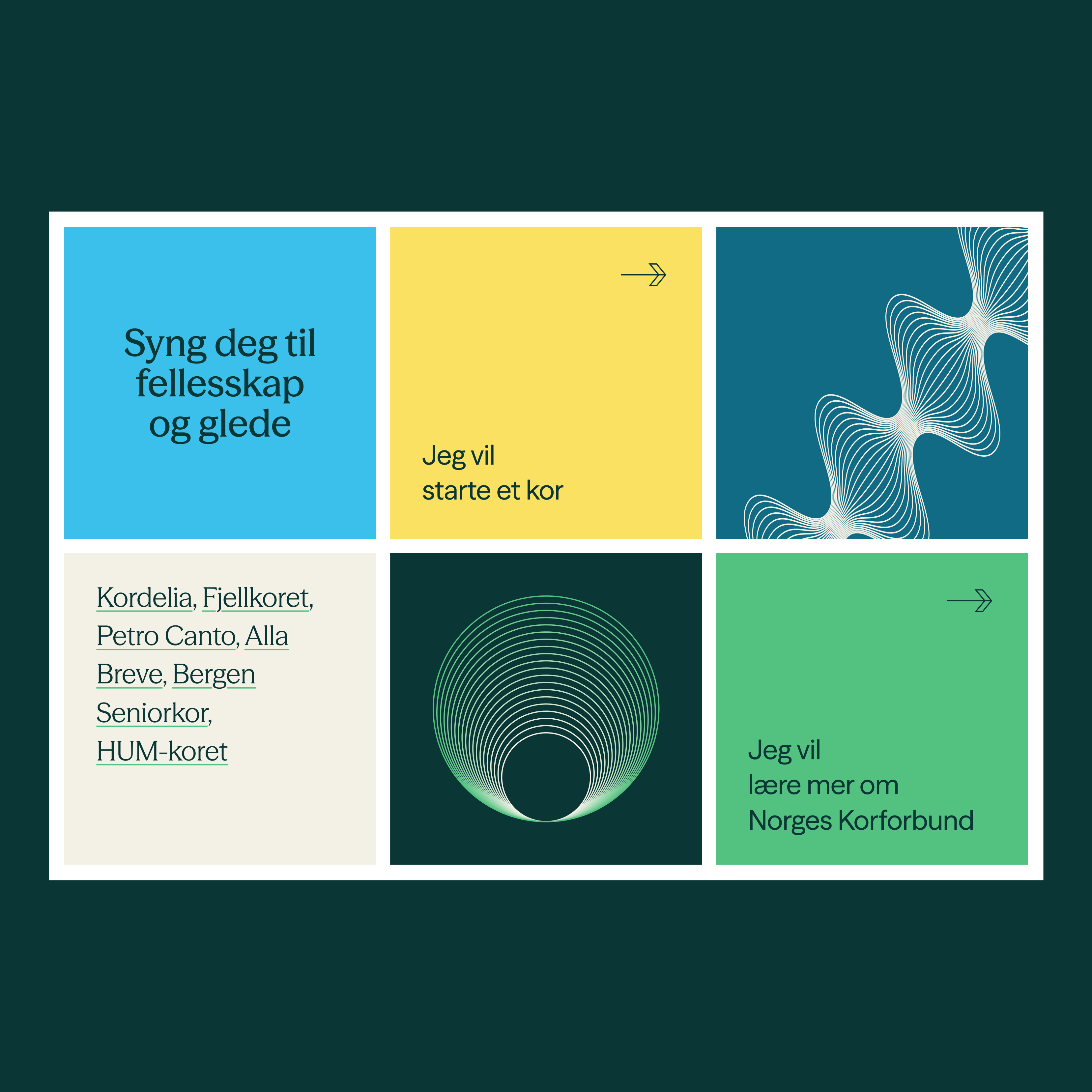 a poster that says syng deg til fellesskap og glede