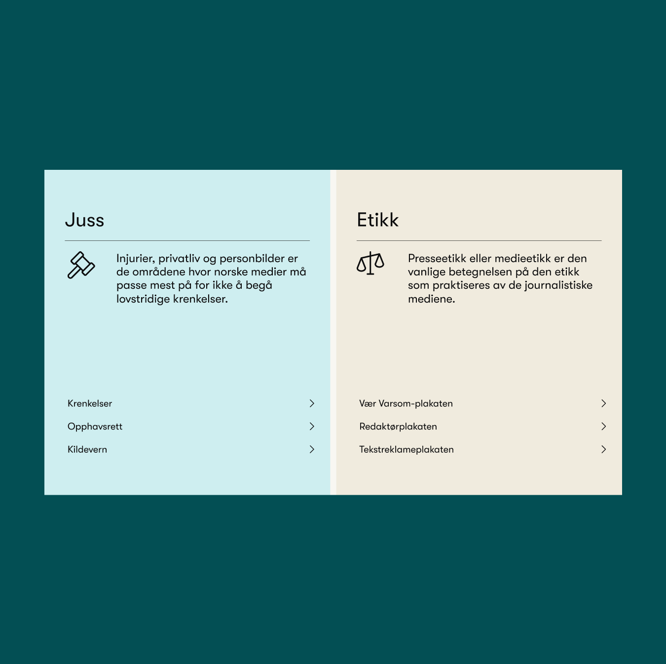 a screenshot of a web page that says juss and ethik