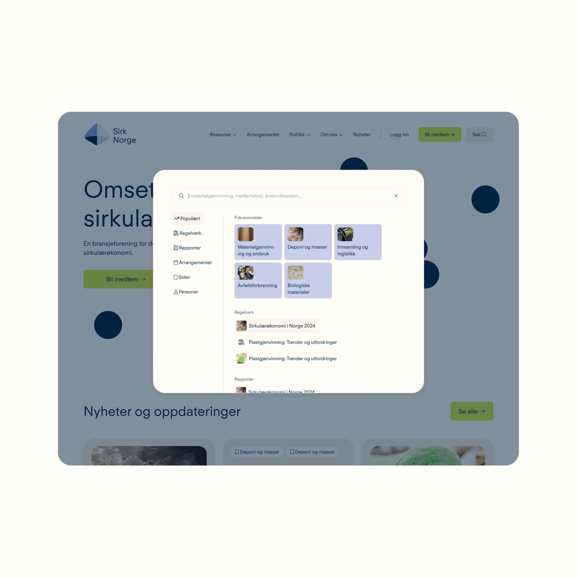 a screenshot of a website that says omset sirkula