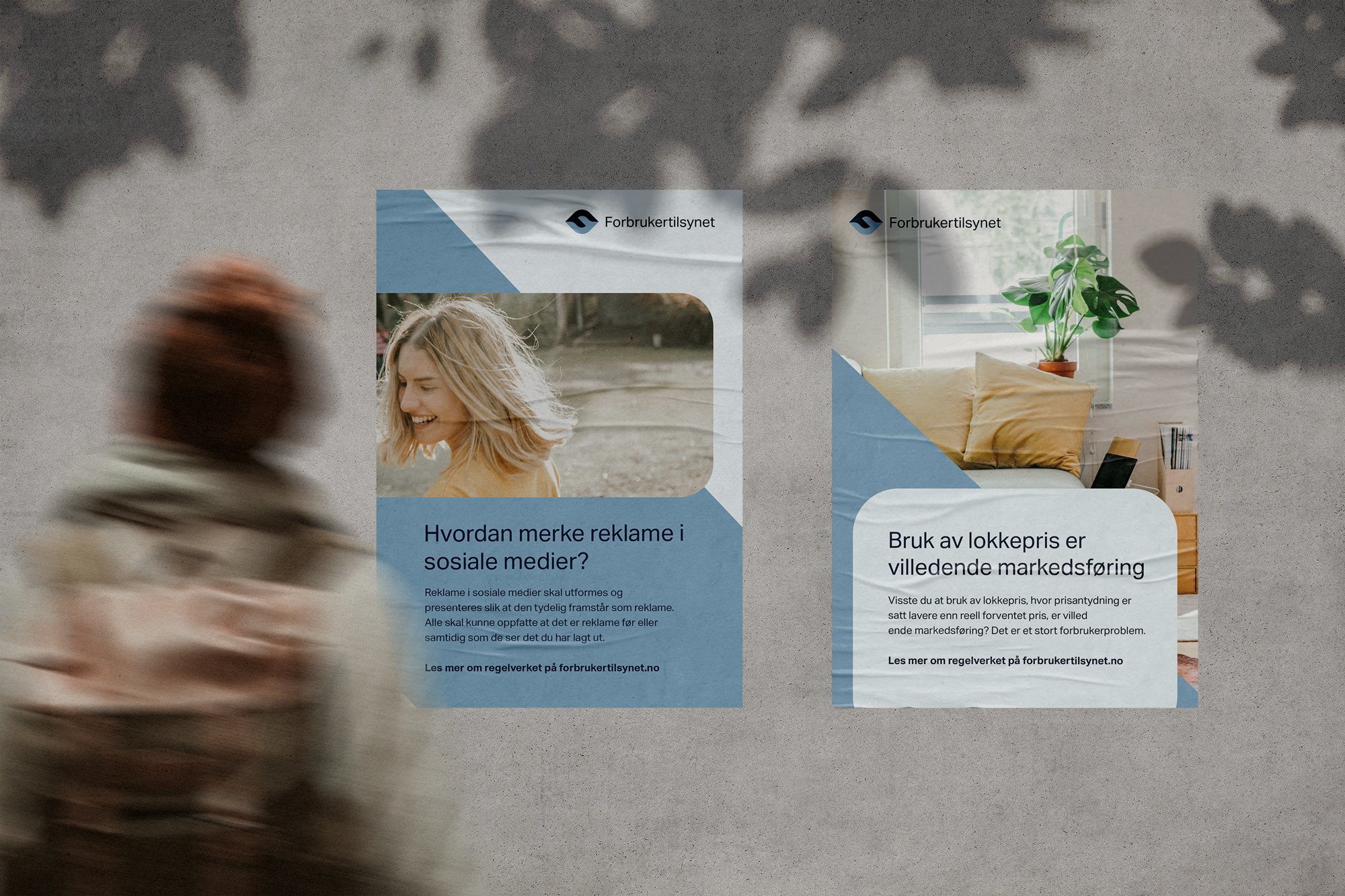 Plakater med tittel "Hvordan merke reklame i sosiale medier". Foto.