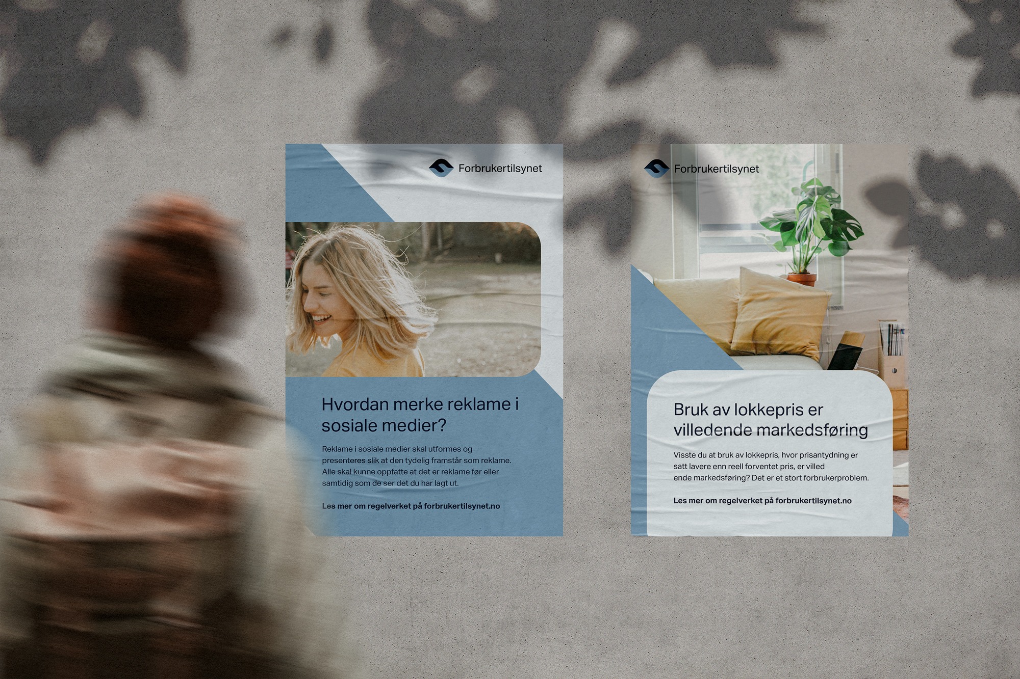 Plakater med tittel "Hvordan merke reklame i sosiale medier". Foto.