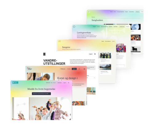 a bunch of different websites are stacked on top of each other