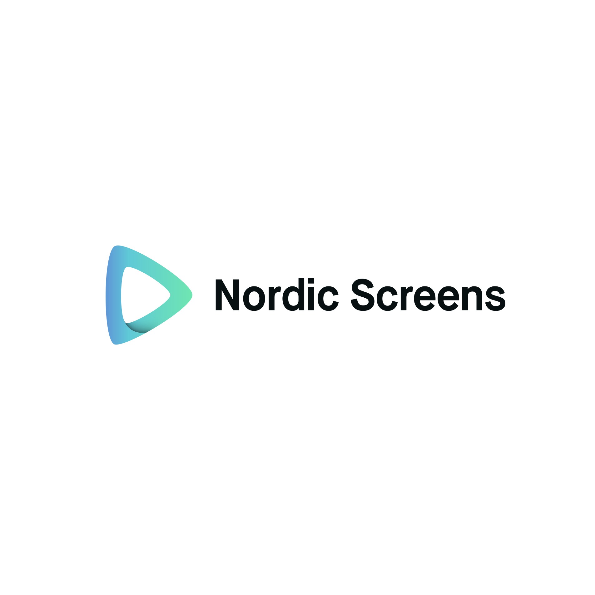 Nordic Screens logo. Grafikk.